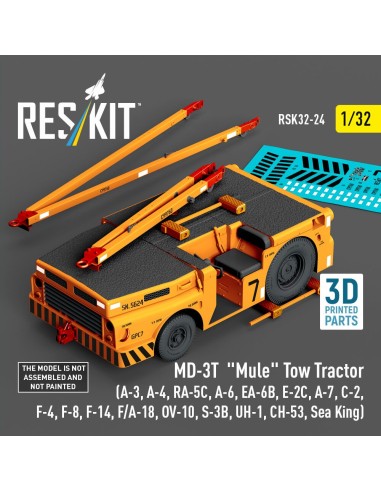 MD-3T Mule Tow Tractor (A-3, A-4, RA-5C, A-6, EA-6B, E-2C, A-7, C-2, F-4, F-8, F-14, F/A-18, OV-10, S-3B, UH-1, CH-53, Sea King)