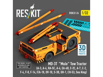 MD-3T Mule Tow Tractor (A-3, A-4, RA-5C, A-6, EA-6B, E-2C, A-7, C-2, F-4, F-8, F-14, F/A-18, OV-10, S-3B, UH-1, CH-53, Sea King)