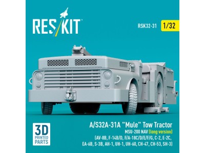 A/S32A-31A Mule Tow Tractor MSU-200 NAV (long version) (AV-8B, F-14B/D, F/A-18C/D/E/F/G, C-2, E-2?, EA-6B, S-3B, AH-1, UH-1, UH-