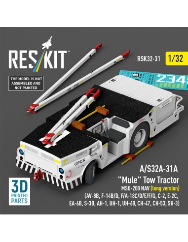 A/S32A-31A Mule Tow Tractor MSU-200 NAV (long version) (AV-8B, F-14B/D, F/A-18C/D/E/F/G, C-2, E-2?, EA-6B, S-3B, AH-1, UH-1, UH-