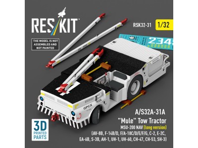 A/S32A-31A Mule Tow Tractor MSU-200 NAV (long version) (AV-8B, F-14B/D, F/A-18C/D/E/F/G, C-2, E-2?, EA-6B, S-3B, AH-1, UH-1, UH-