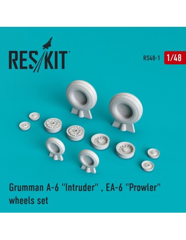 A-6 Intruder / EA-6 Prowler (weighted) wheels set 