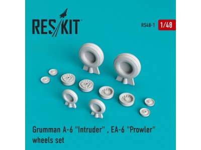 A-6 Intruder / EA-6 Prowler (weighted) wheels set 