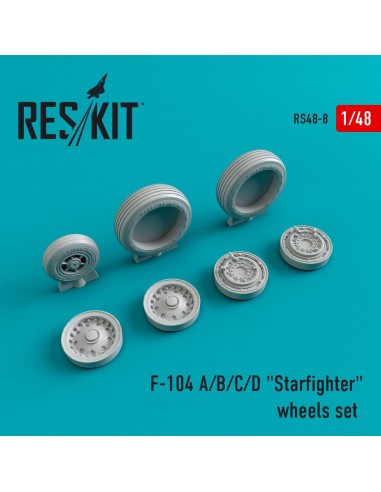 F-104 (A,B,C,D) Starfighter wheels set 