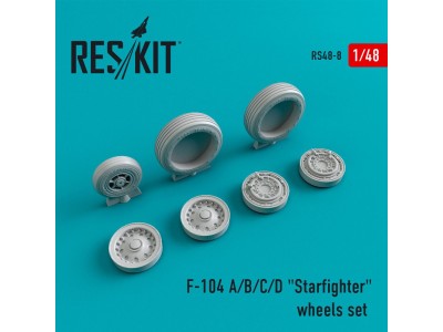 F-104 (A,B,C,D) Starfighter wheels set 
