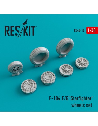 F-104 (F,G) Starfighter wheels set 