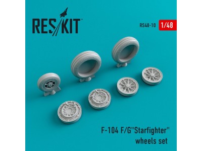 F-104 (F,G) Starfighter wheels set 