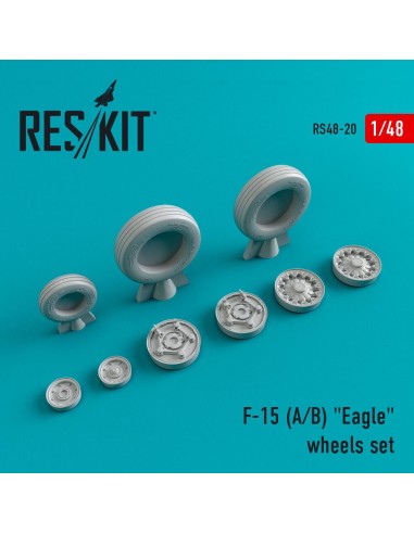 F-15 (A,B) Eagle (weighted) wheels set 