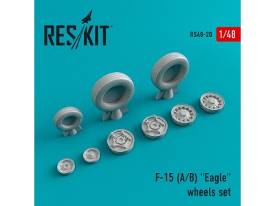 F-15 (A,B) Eagle (weighted) wheels set 