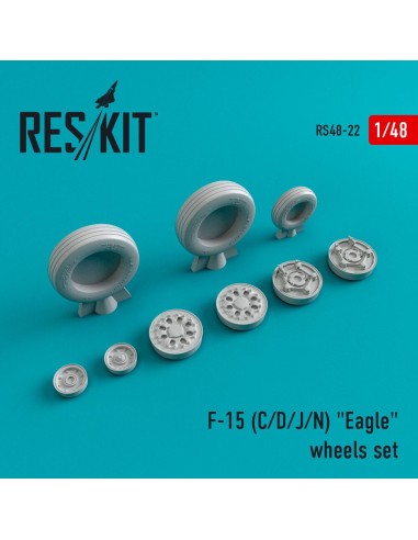 F-15 (C,D,J,N) Eagle (weighted) wheels set 