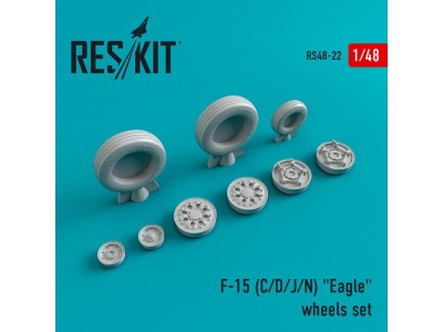 F-15 (C,D,J,N) Eagle (weighted) wheels set 