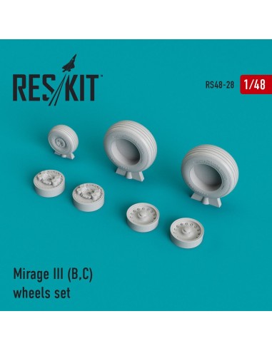 Mirage III (B,C) wheels set 