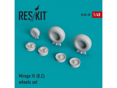 Mirage III (B,C) wheels set 