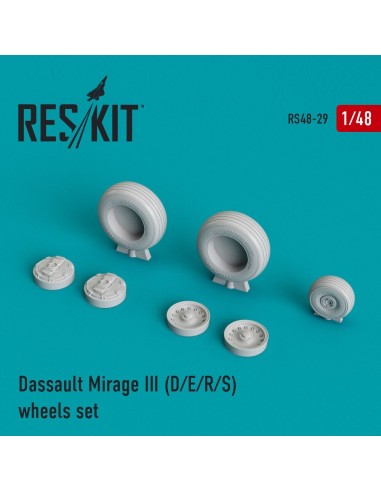 Mirage III (D,E,R,S) wheels set 