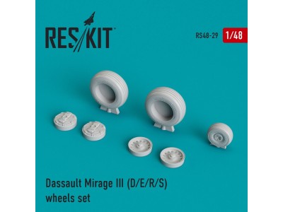 Mirage III (D,E,R,S) wheels set 