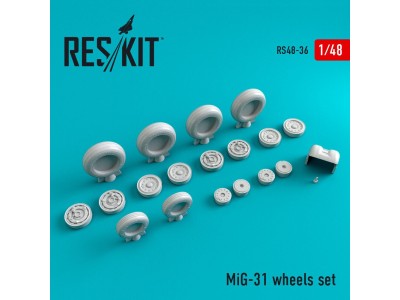 MiG-31 wheels set 
