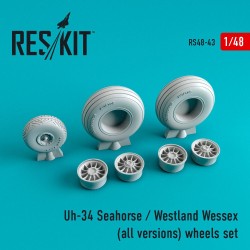Uh-34 Seahorse/Westland Wessex (all versions) wheels set 