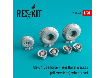 Uh-34 Seahorse/Westland Wessex (all versions) wheels set 