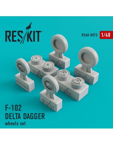F-102 Delta Dagger wheels set 