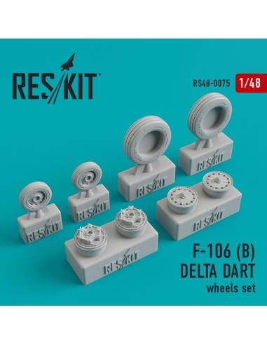 F-106B Delta Dart wheels set 