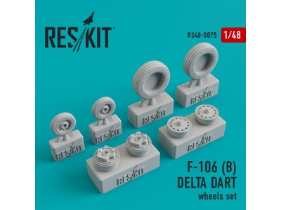 F-106B Delta Dart wheels set 