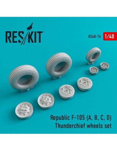 F-105 (A,B,C,D) Thunderchief wheels set 