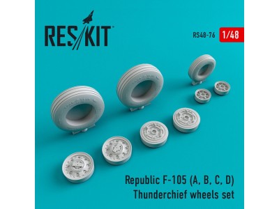 F-105 (A,B,C,D) Thunderchief wheels set 