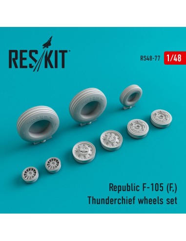 F-105F Thunderchief wheels set 