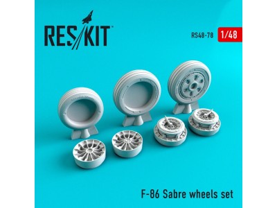 F-86 Sabre wheels set 