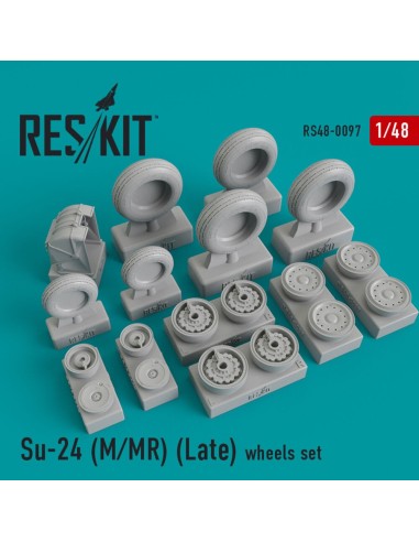 Su-24 (M,MR) late version wheels set 
