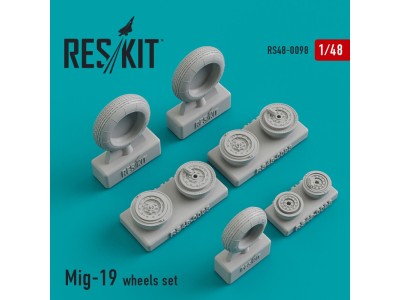 MiG-19 wheels set 