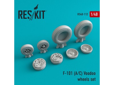 F-101 (A,C) Voodoo wheels set 