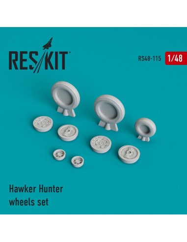 Hawker Hunter wheels set 