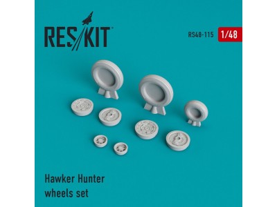 Hawker Hunter wheels set 