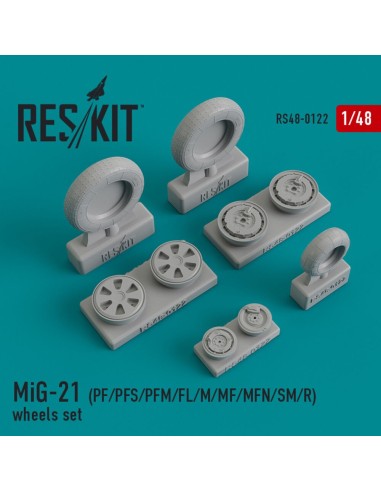 MiG-21 (PF, PFS, PFM, FL, M, MF, MFN, SM, R) wheels set 