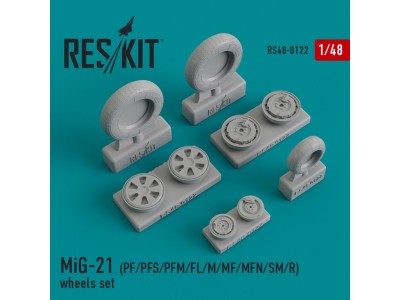 MiG-21 (PF, PFS, PFM, FL, M, MF, MFN, SM, R) wheels set 