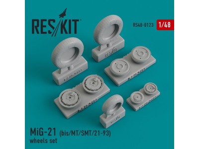 MiG-21 (bis, MT, SMT, 21-93) wheels set 