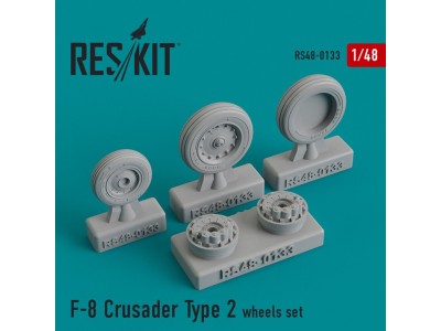 F-8 Crusader type 2 (weighted) wheels set 