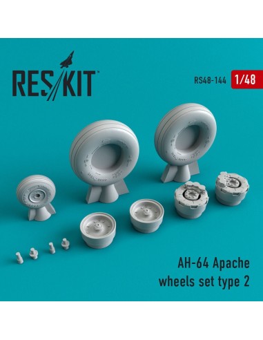 AH-64 Apache type 2 wheels set 