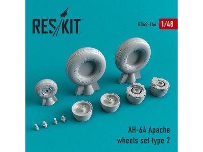 AH-64 Apache type 2 wheels set 