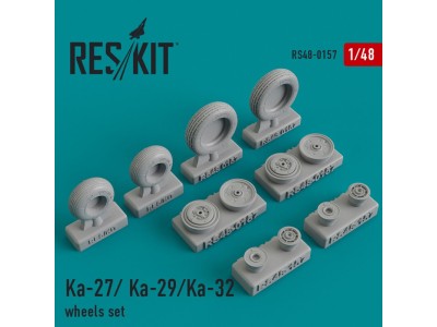 Ka-27/Ka-29/Ka-32 wheels set 