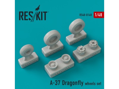 A-37 Dragonfly wheels set 