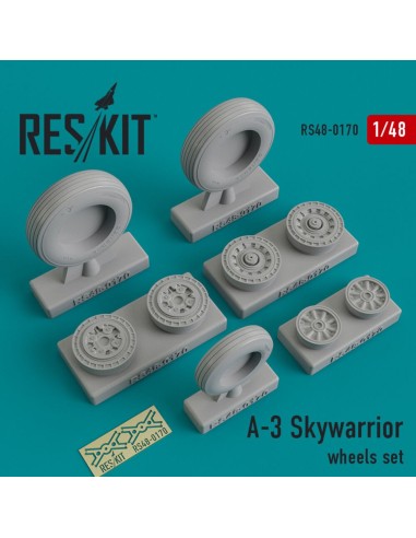 A-3 Skywarrior wheels set 