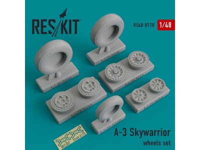 A-3 Skywarrior wheels set 