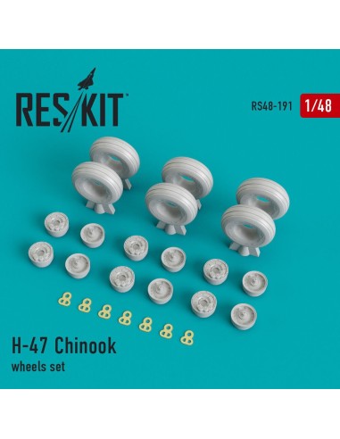 H-47 Chinook wheels set 
