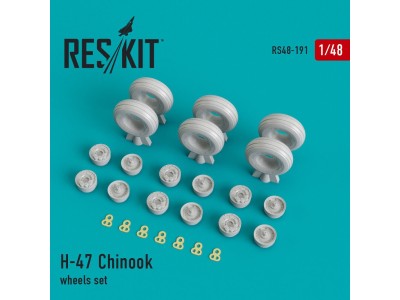 H-47 Chinook wheels set 