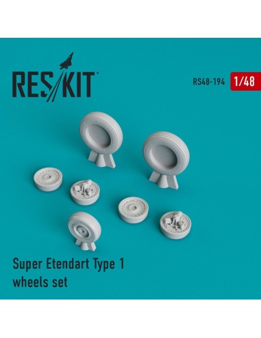 Super Etendard type 1 wheels set 