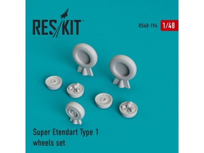 Super Etendard type 1 wheels set 
