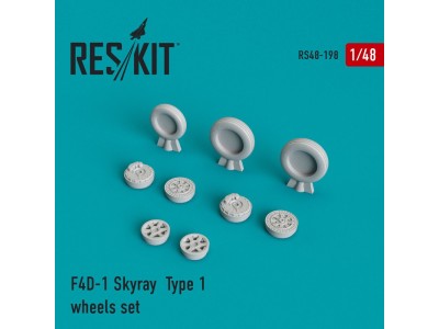 F4D-1 Skyray type 1 wheels set 