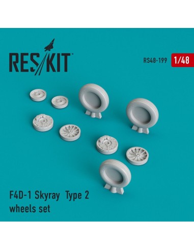 F4D-1 Skyray type 2 wheels set 